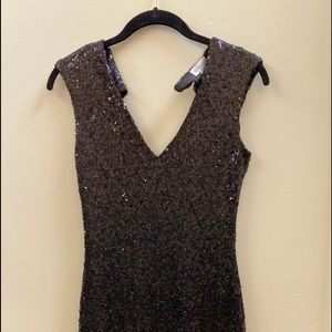 Black Sequin Party Dress